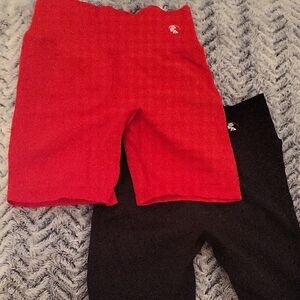 BUNDLE Red and Black Biking Shorts